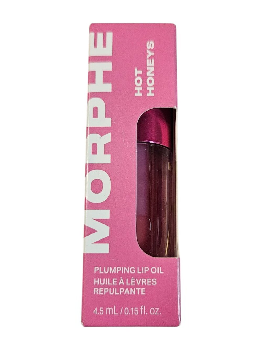Morphe Hot Honeys Plumping Lip Oil – Shade: Hive Mentality 0.15 fl. oz.